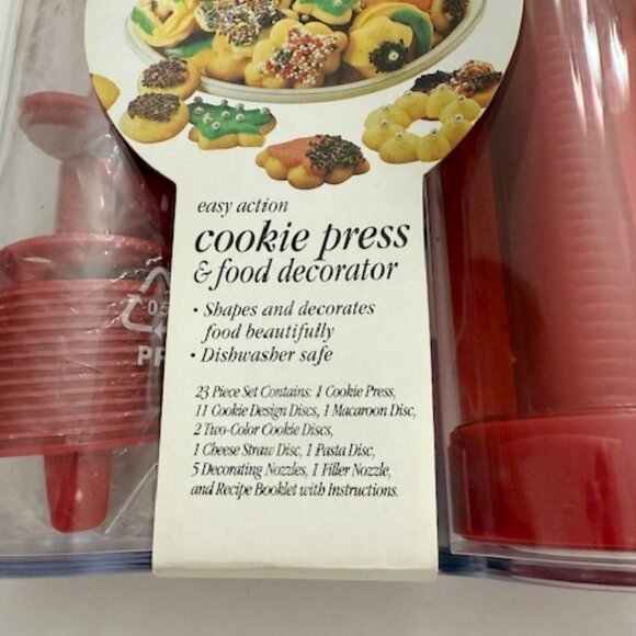Hutzler Cookie Press & Food Decorator Easy Action 23 Piece Set New - Picture 3 of 4